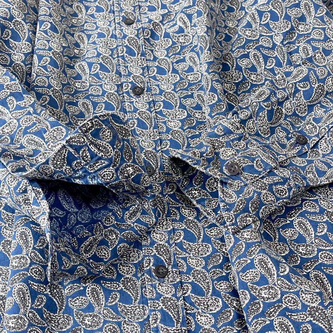 umii908 ペイズリー柄 シャツワンピース サイズ3