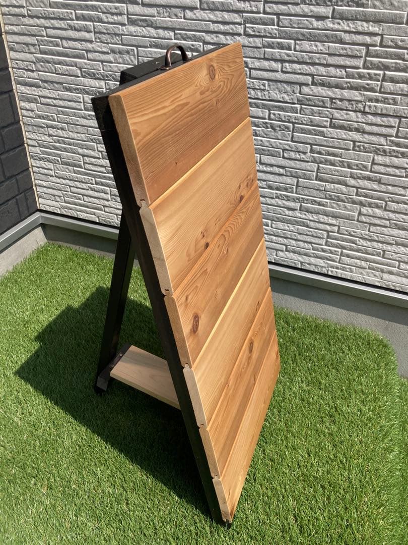 Ａ型看板　レトロ　かっこいい　ヴィンテージ　米杉　レトロ　大きいＳＬＬ おまけ