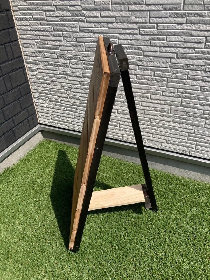 Ａ型看板　レトロ　かっこいい　ヴィンテージ　米杉　レトロ　大きいＳＬＬ おまけ