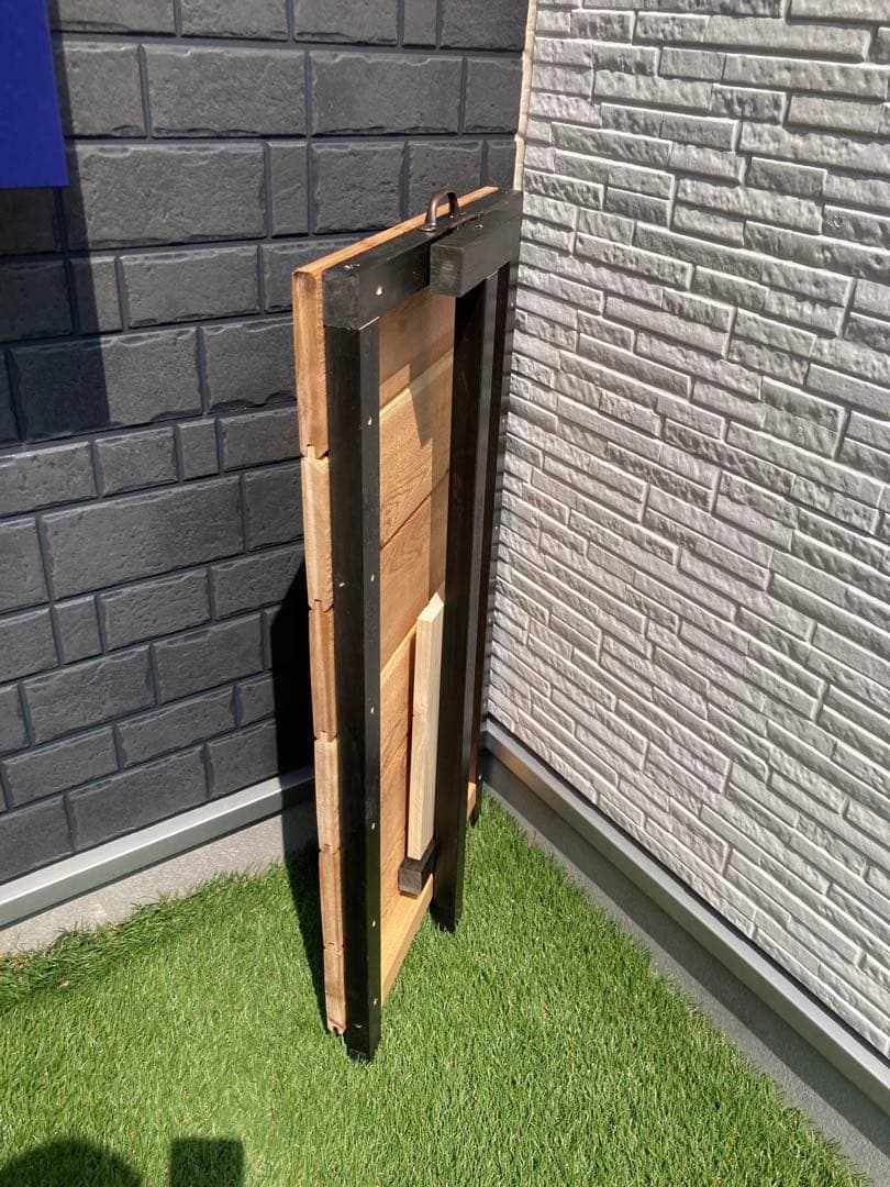 Ａ型看板　レトロ　かっこいい　ヴィンテージ　米杉　レトロ　大きいＳＬＬ おまけ