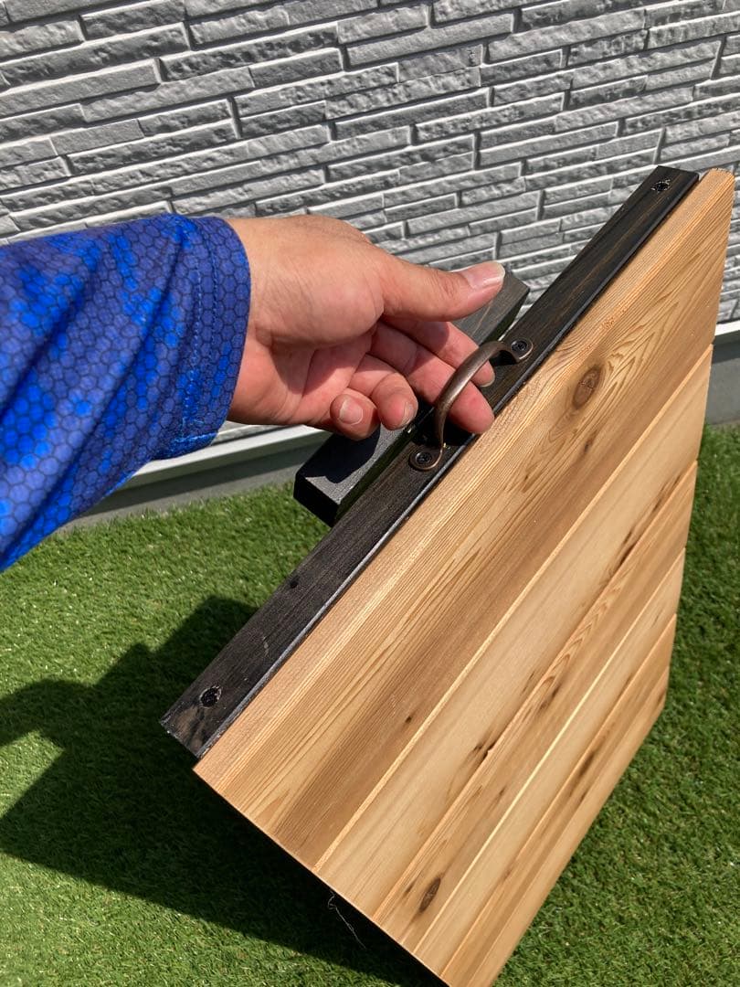 Ａ型看板　レトロ　かっこいい　ヴィンテージ　米杉　レトロ　大きいＳＬＬ おまけ