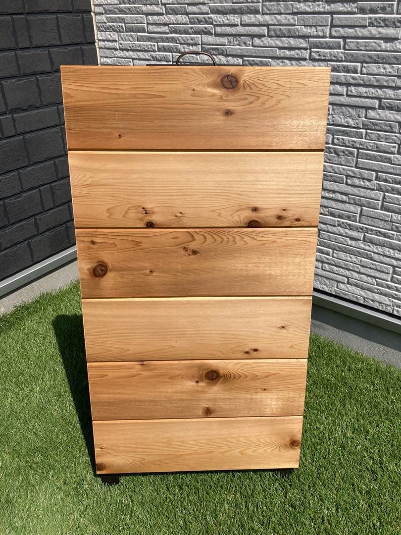 Ａ型看板　レトロ　かっこいい　ヴィンテージ　米杉　レトロ　大きいＳＬＬ おまけ