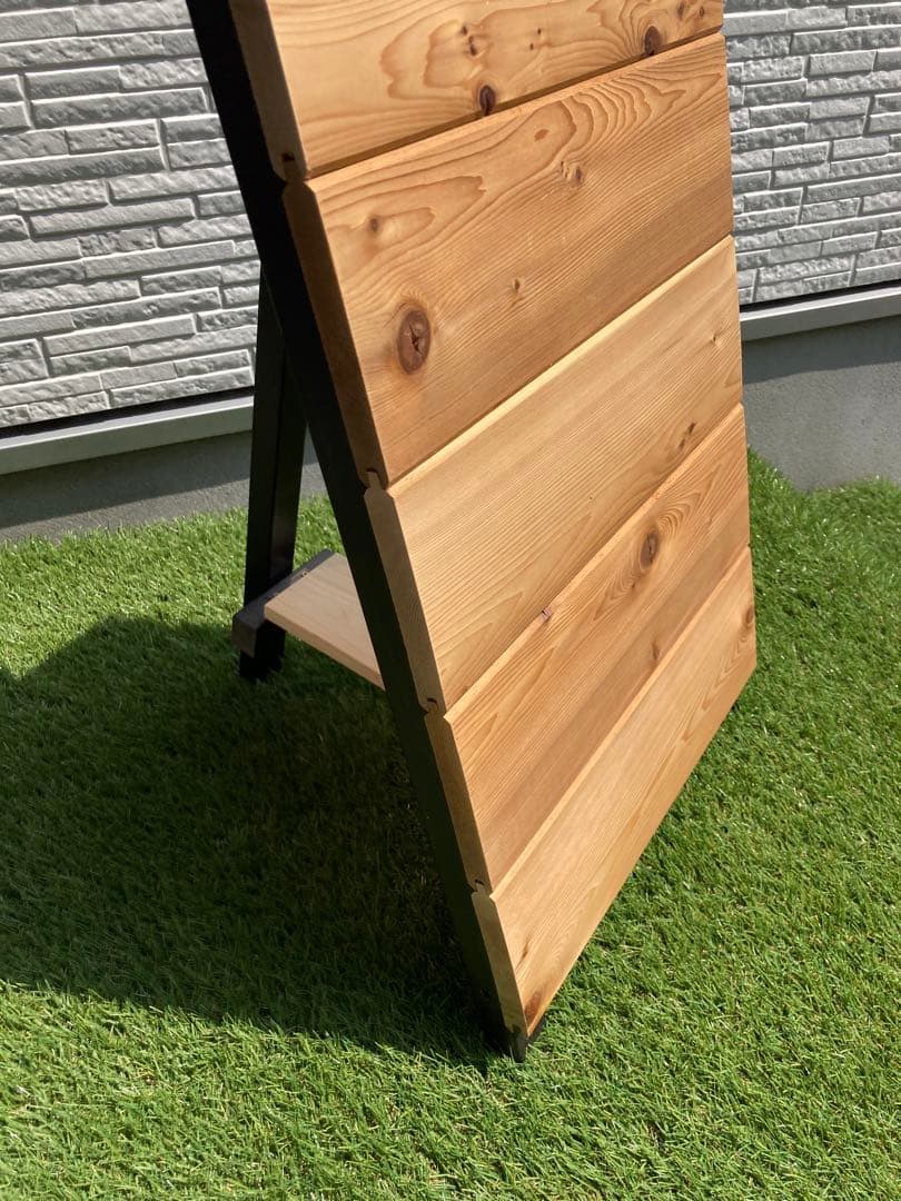 Ａ型看板　レトロ　かっこいい　ヴィンテージ　米杉　レトロ　大きいＳＬＬ おまけ