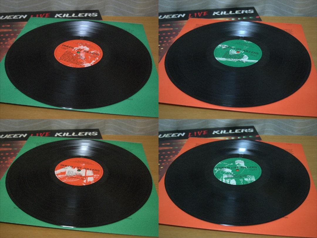 QUEEN - live killers（LP）とパンフレット（1985年来日）