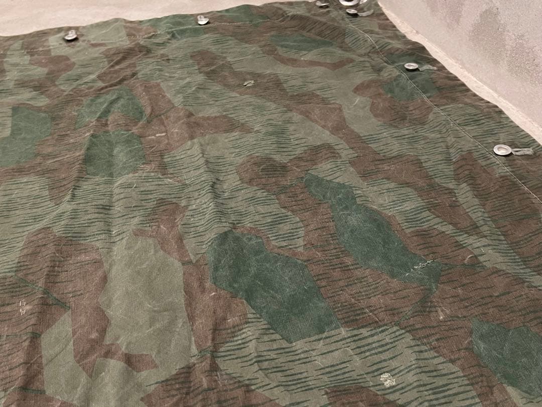 ②40s スイス軍幕 スプリンターカモ ツェルトバーン ミリタリー テント