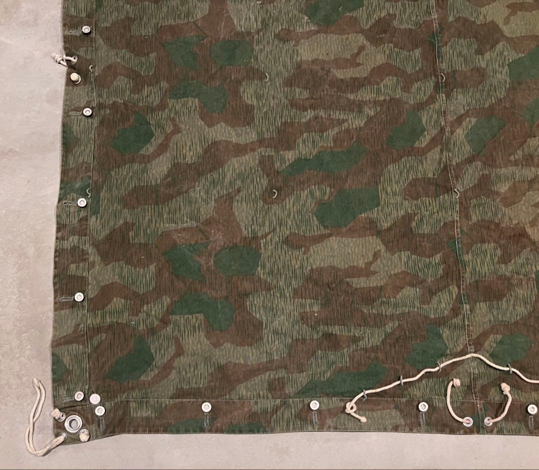 ②40s スイス軍幕 スプリンターカモ ツェルトバーン ミリタリー テント