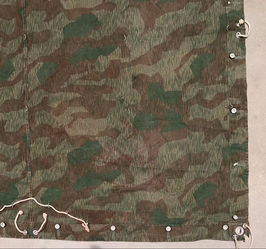 ②40s スイス軍幕 スプリンターカモ ツェルトバーン ミリタリー テント