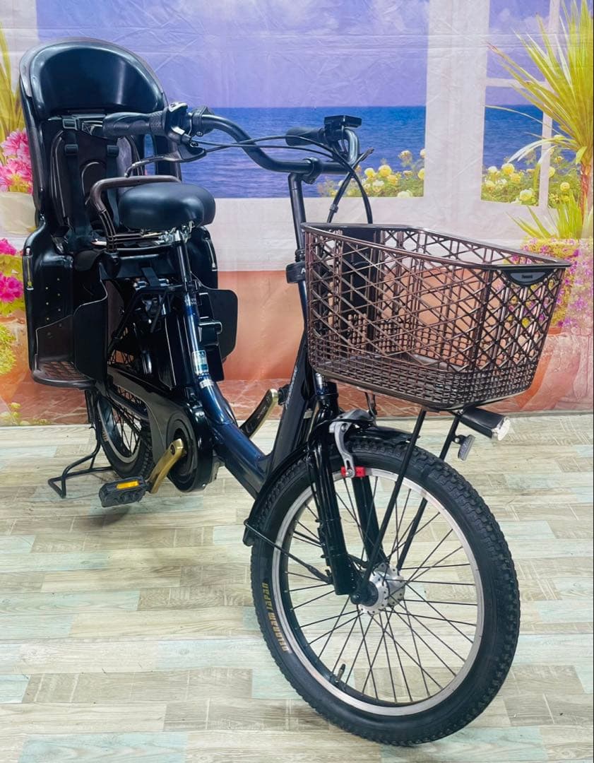 ギュットアニーズ⭐️16AH！パナソニック子供乗せ電動アシスト自転車Y3436