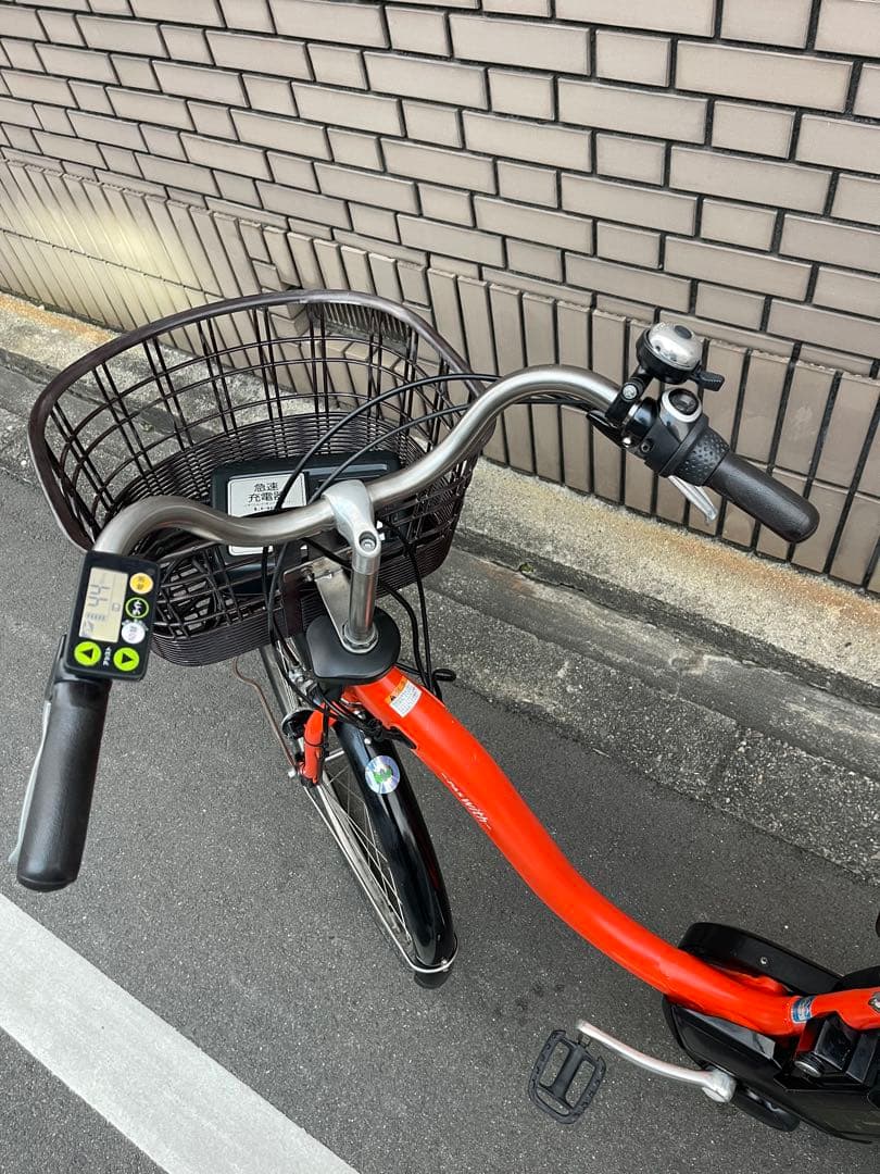 12.8ahヤマハパスウィット電動アシスト自転車26インチ防犯登録送料込み