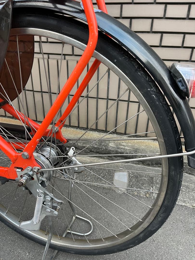 12.8ahヤマハパスウィット電動アシスト自転車26インチ防犯登録送料込み