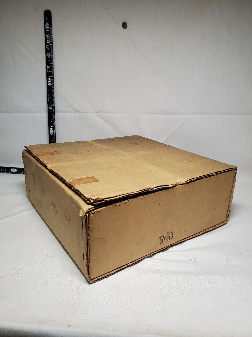 保管品　レトロ　深川製　むし茶わん　染付椿の図　5客