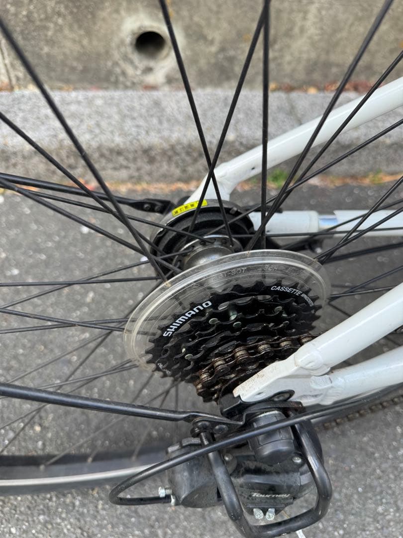 Panasonic 電動アシスト自転車 ベロスター ホワイト バッテリー+充電器