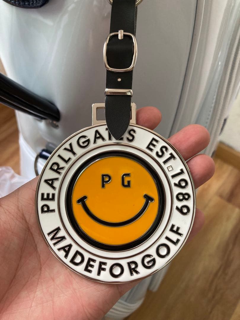 PEARLY GATES ホワイト ゴルフバッグ キャディバッグ