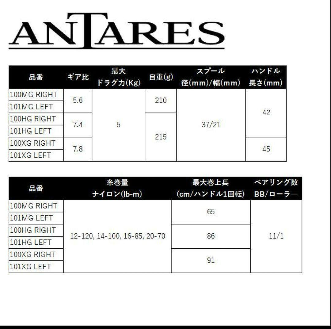 【極美品】　25アンタレス　25アンタレスXG 25アンタレス100XG