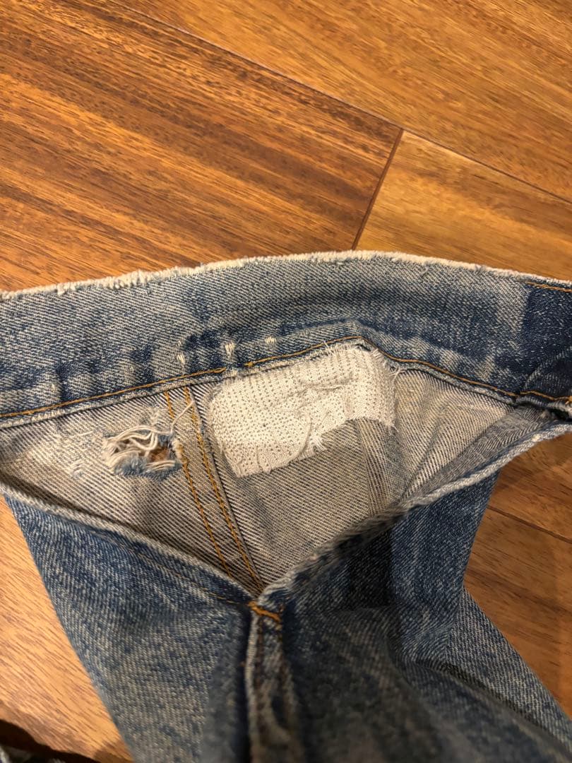 Levi's 70505 BIGE USA製　均等V 鬼ヒゲ　44
