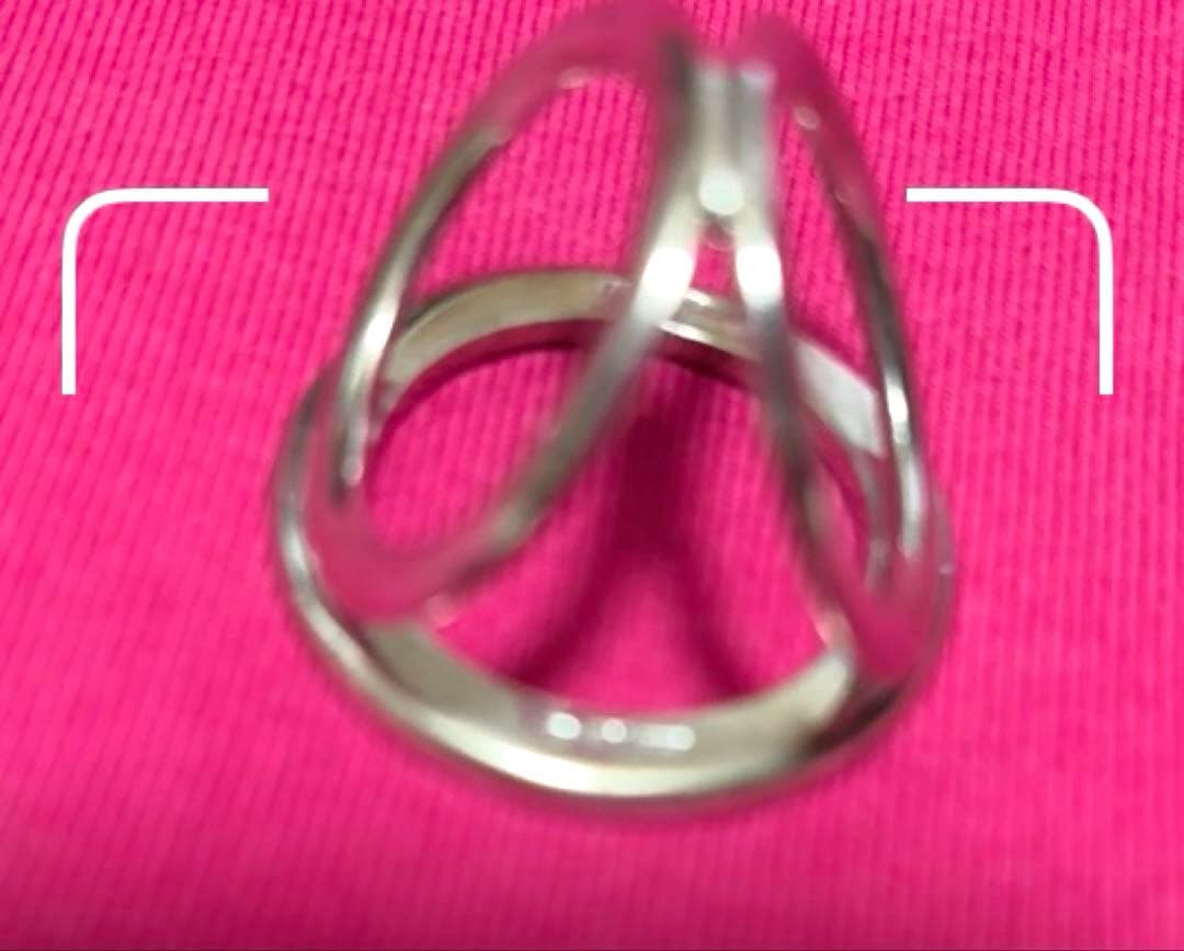 ヴィンテージ BVLGARIブルガリスカーフリング925刻印スターリングシルバー