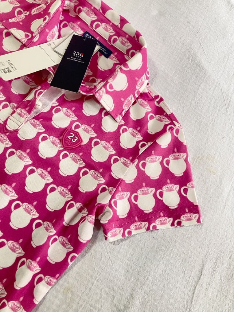 新品ムーミン 23区 コラボ半袖 総柄プリント シャツキュロットパンツ