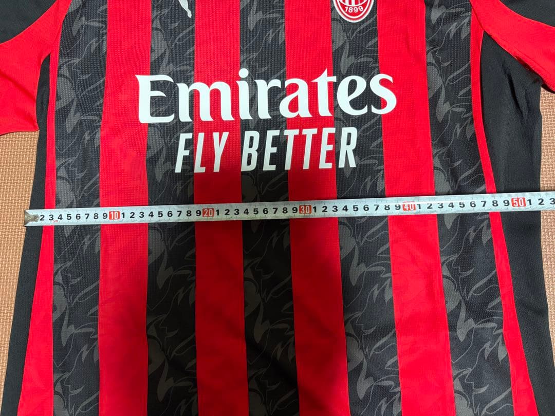 新品タグ付 定価13750円Puma AC Milan ホームジャージ XL