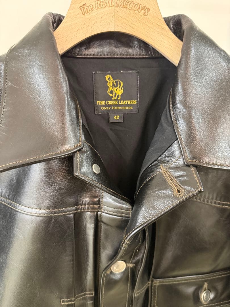 新品　ファインクリークレザーズ　リッチモンド　ブラック　42