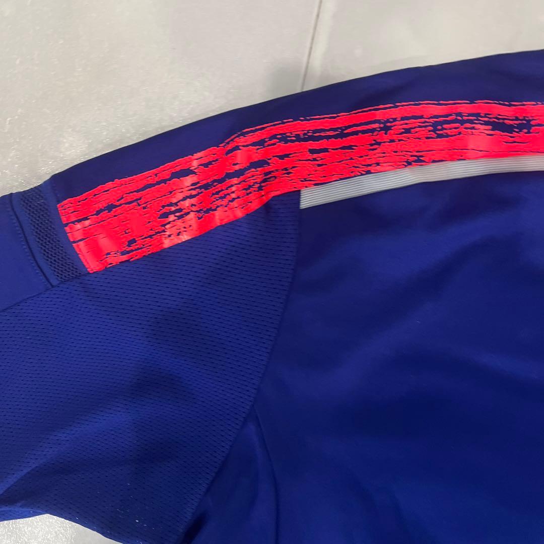 adidas アディダス　日本代表 シャツ 青色　サイズO