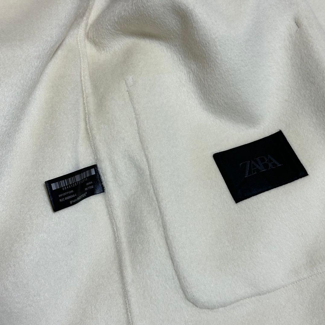 ZARA ZW COLLECTION ウールケープコート XS エクリュ 新品