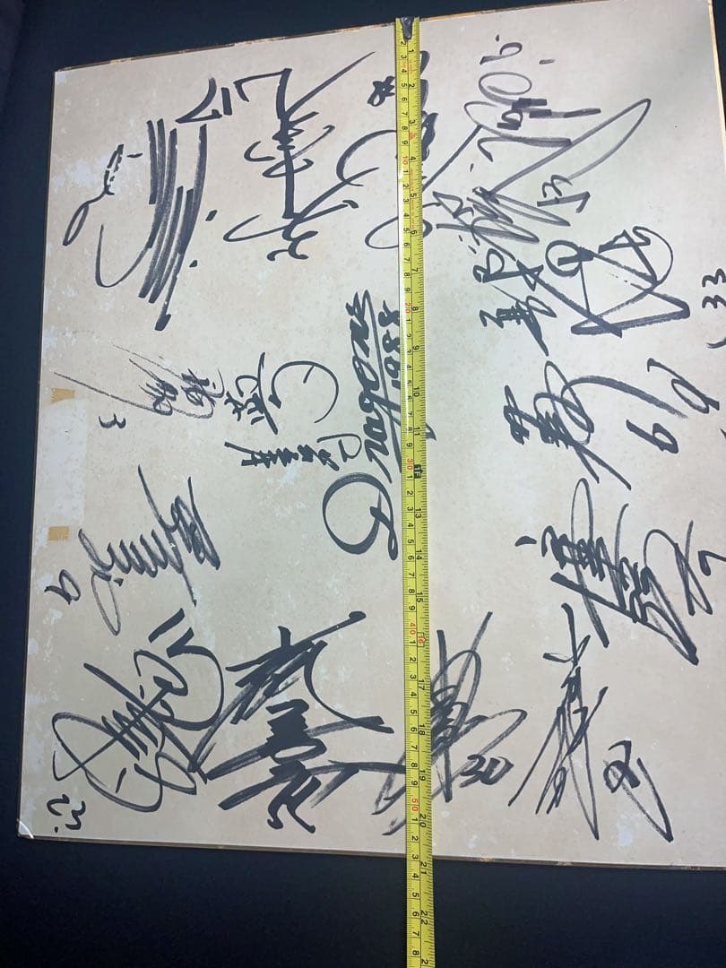 レア　野球　1988年　中日ドラゴンズ選手　直筆サイン　当時物　Dragons