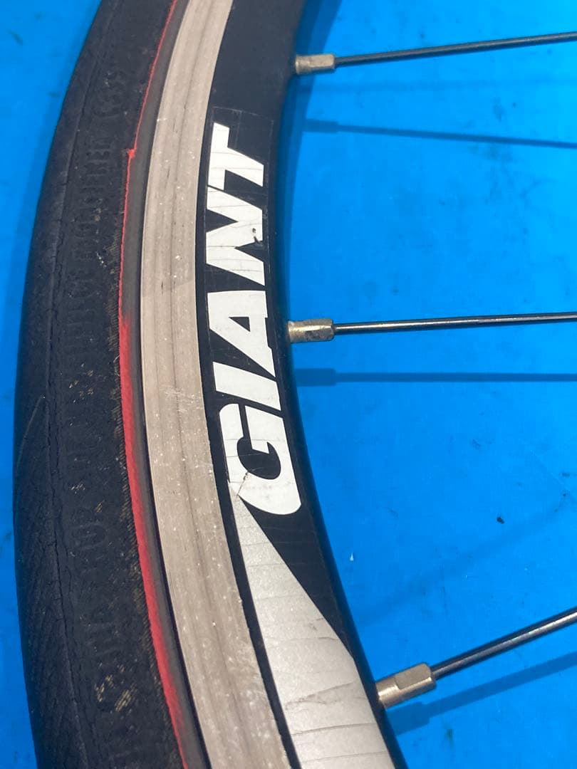 ★GIANT P-R2 リアホイール シマノ10sフリー 25Cタイヤクイック付