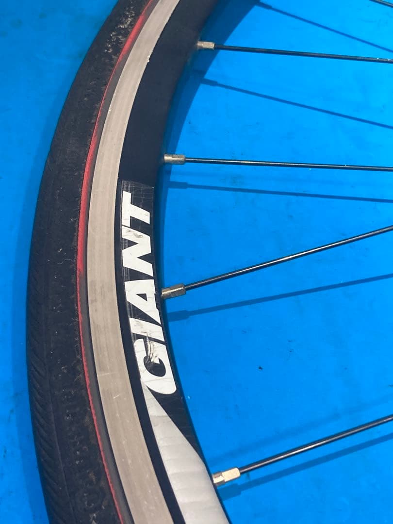 ★GIANT P-R2 リアホイール シマノ10sフリー 25Cタイヤクイック付