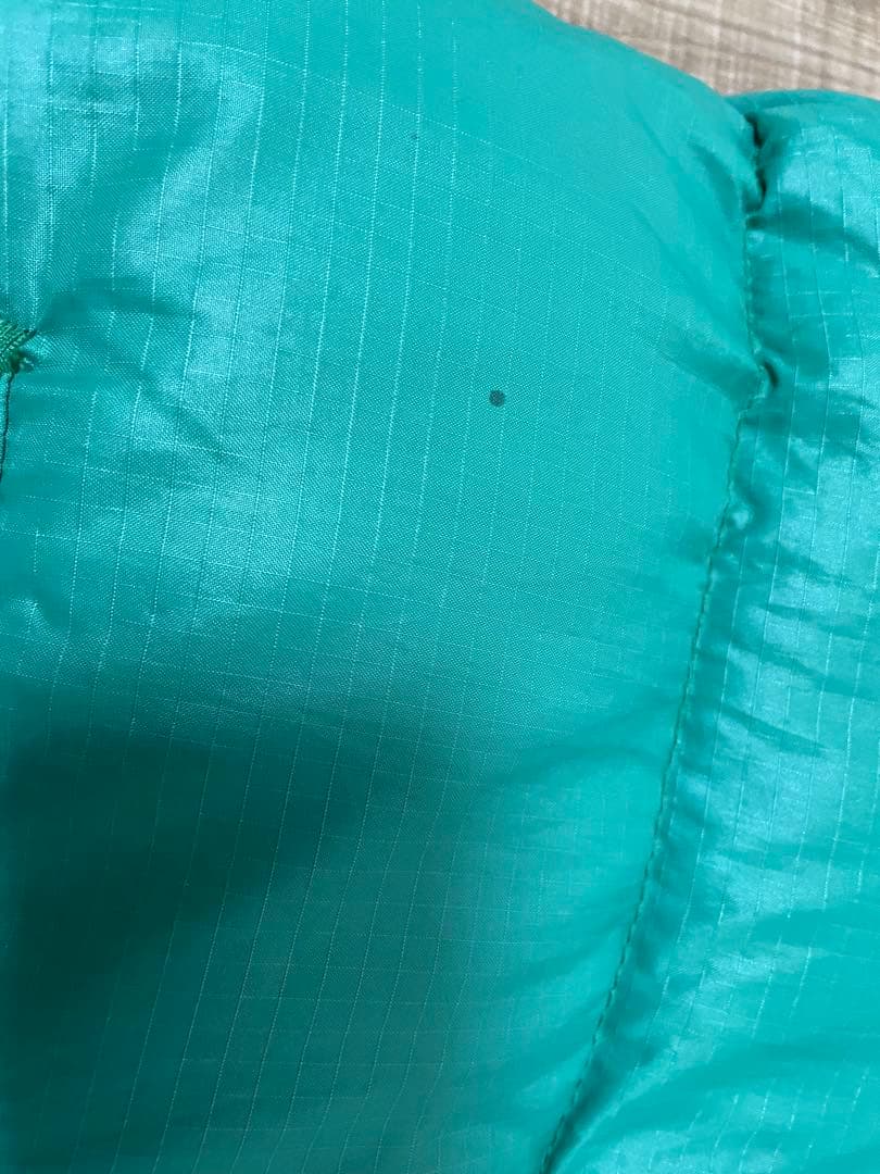 緑色 ダウンベスト ノースフェイス　茶タグ