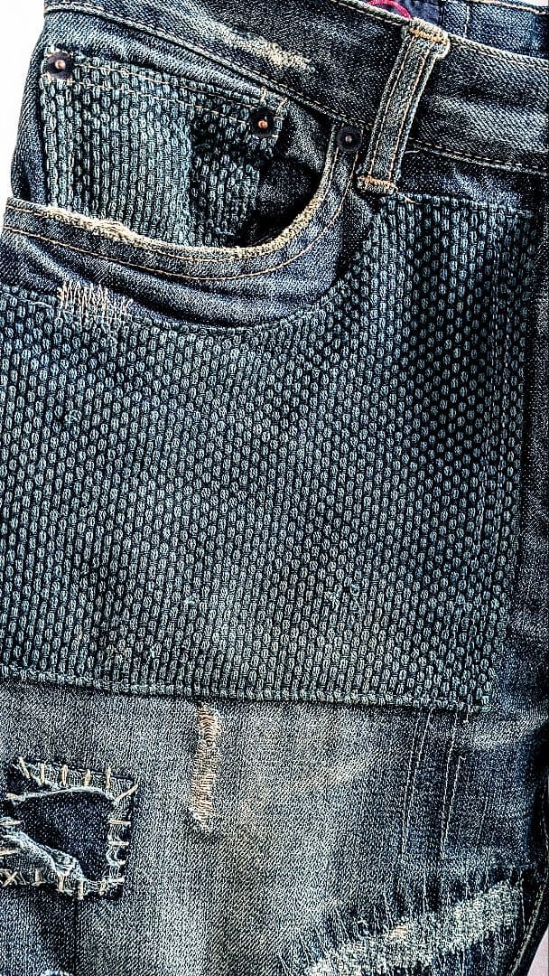 天下無敵の刺し子ジーンズ！ オステアジャパン衣のパッチワークデニム