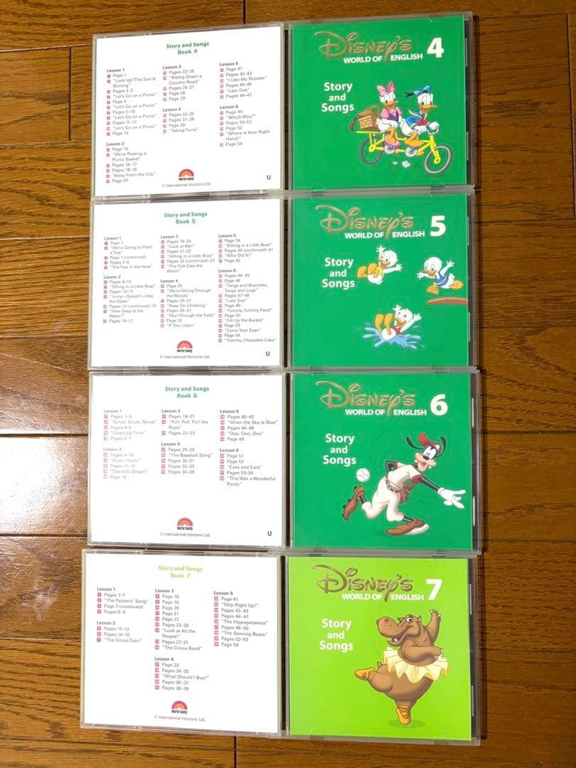 DWE ディズニー英語システム Story and Songs CD➕10セット