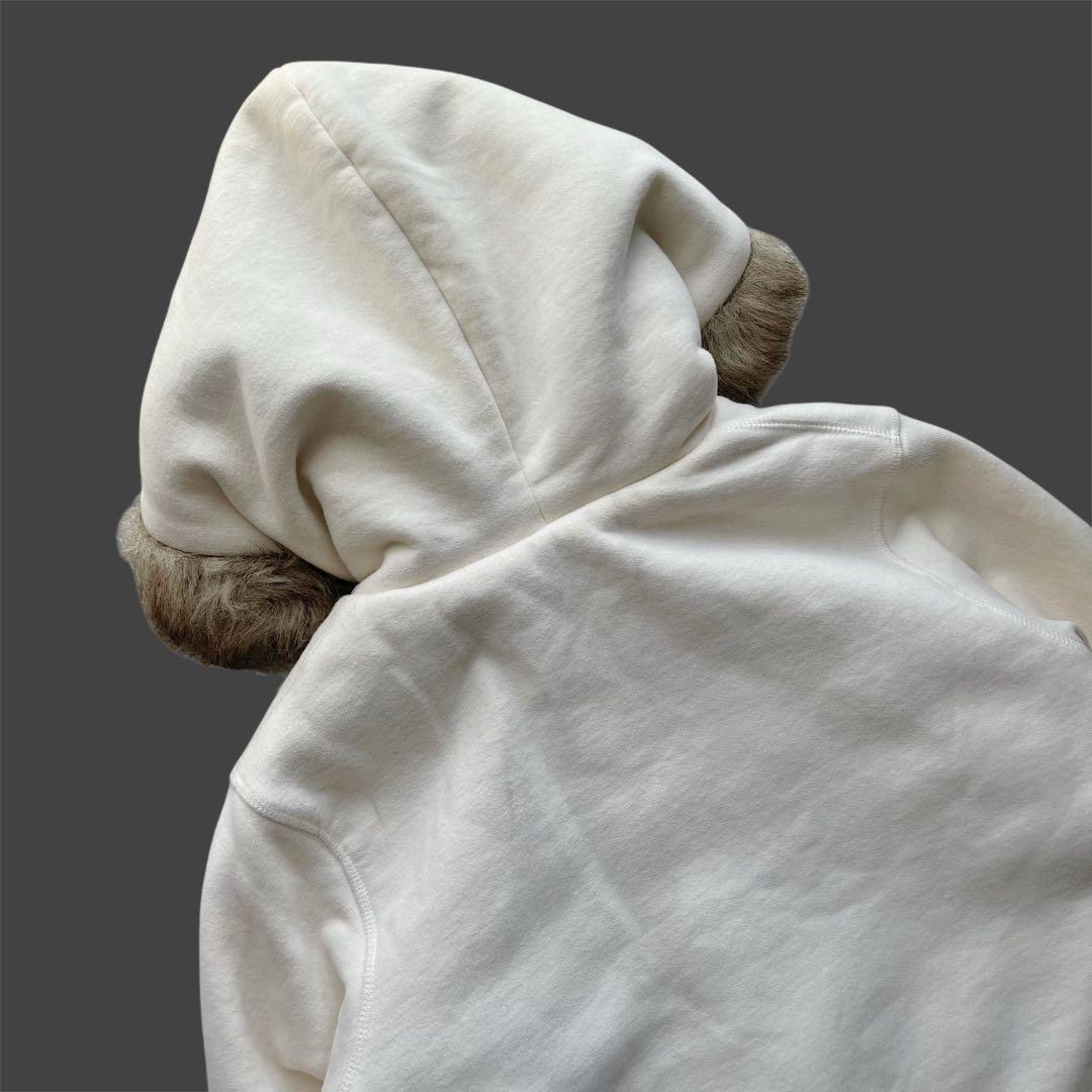 トップス 00s y2k archive \"A&F\" Fur zip hoodie