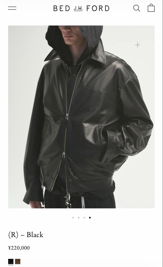 Bed.jw.Ford ベッドフォード　25aw レザージャケット