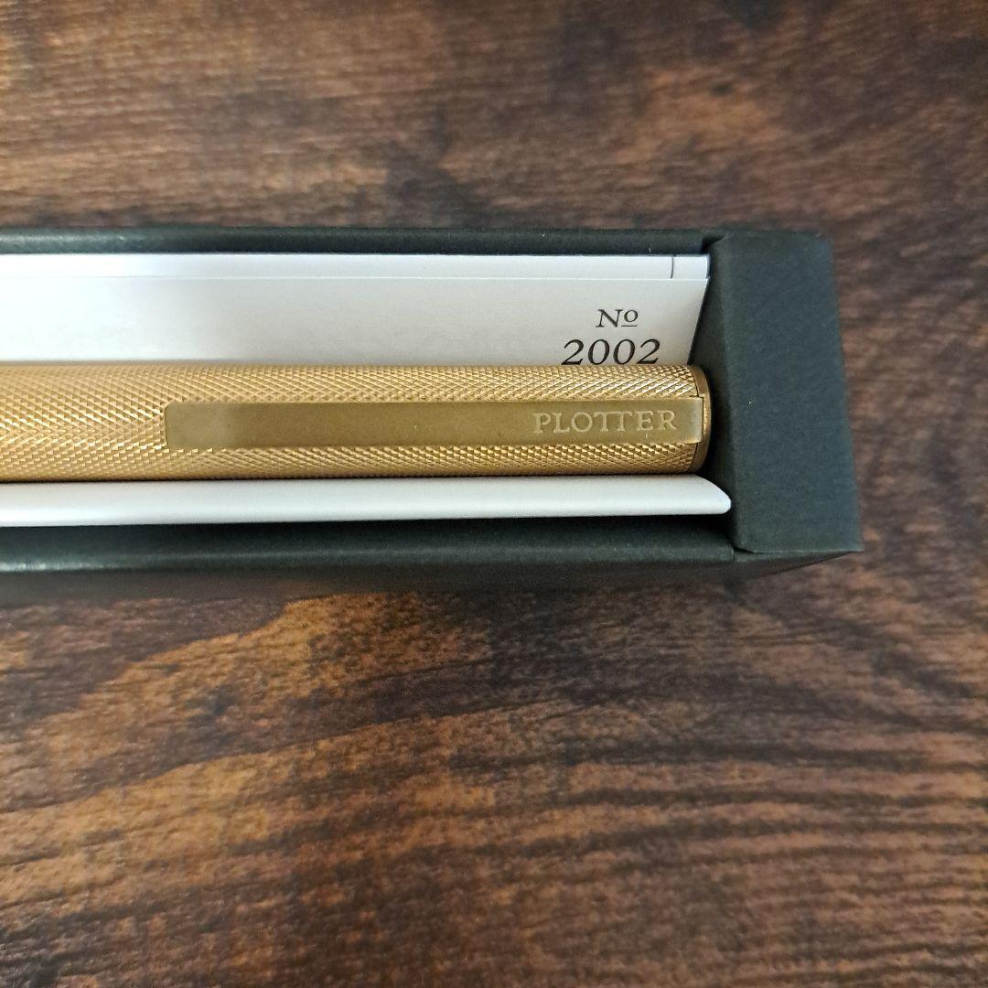 PLOTTER メカニカルペンシル 2002 0.5mm ゴールド