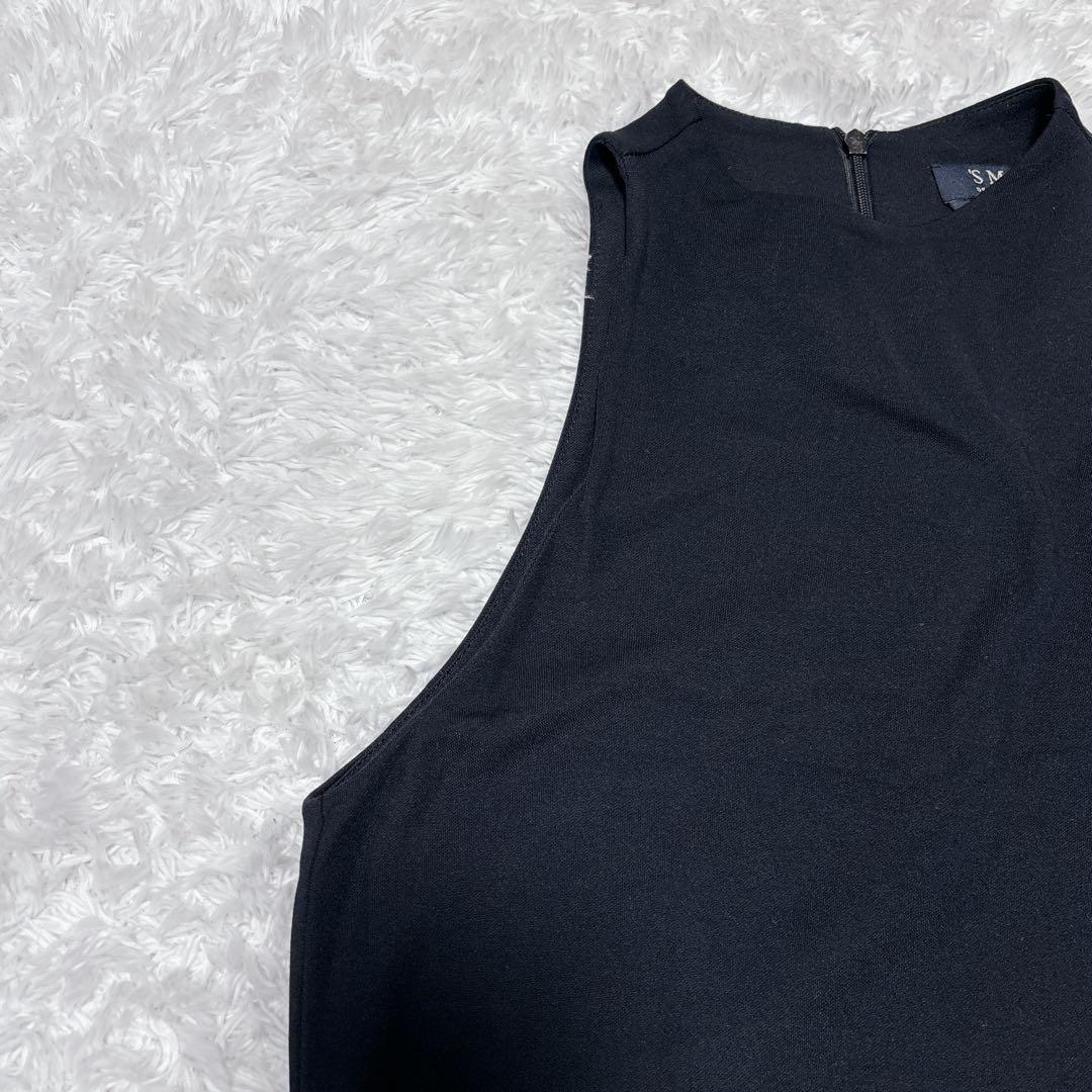 【'S Max Mara】マックスマーラ アメリカンスリーブ ロングワンピース