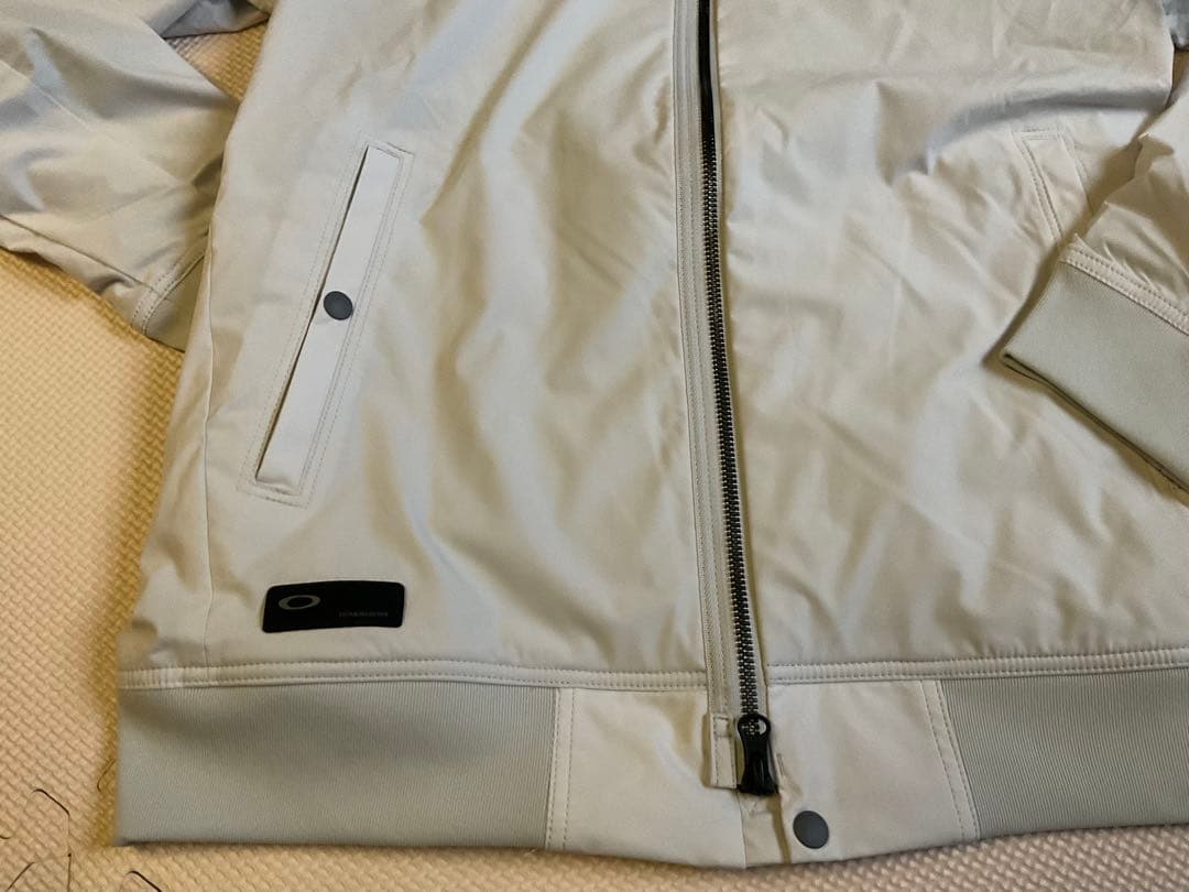 オークリー ゴルフブルゾン スカルストレッチ　ノーカラージャケット ーM