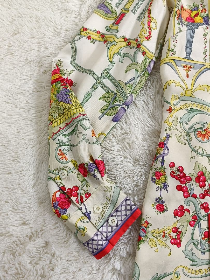 ETRO エトロ シルクブラウス シャツ 【サイズ40 L相当】【タグ付】