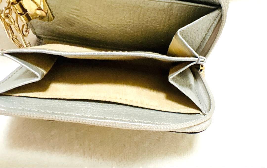 ATAO ベル プラチナグラス ハート ミニ財布 キーケース ハッピーヴィトロ