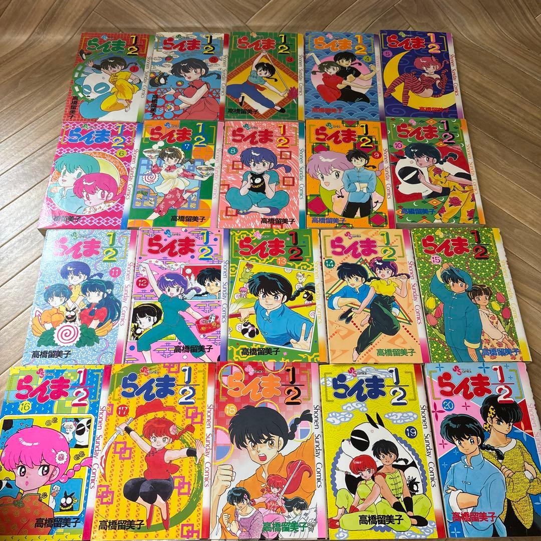 らんま1/2 全38巻 高橋留美子　初版多数　38冊中29冊初版　全巻セット