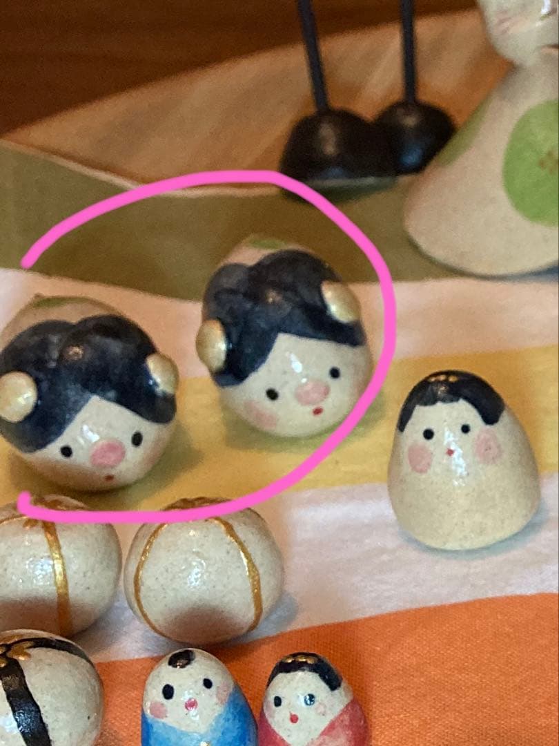 犬筥　御伽犬　陶器　2組