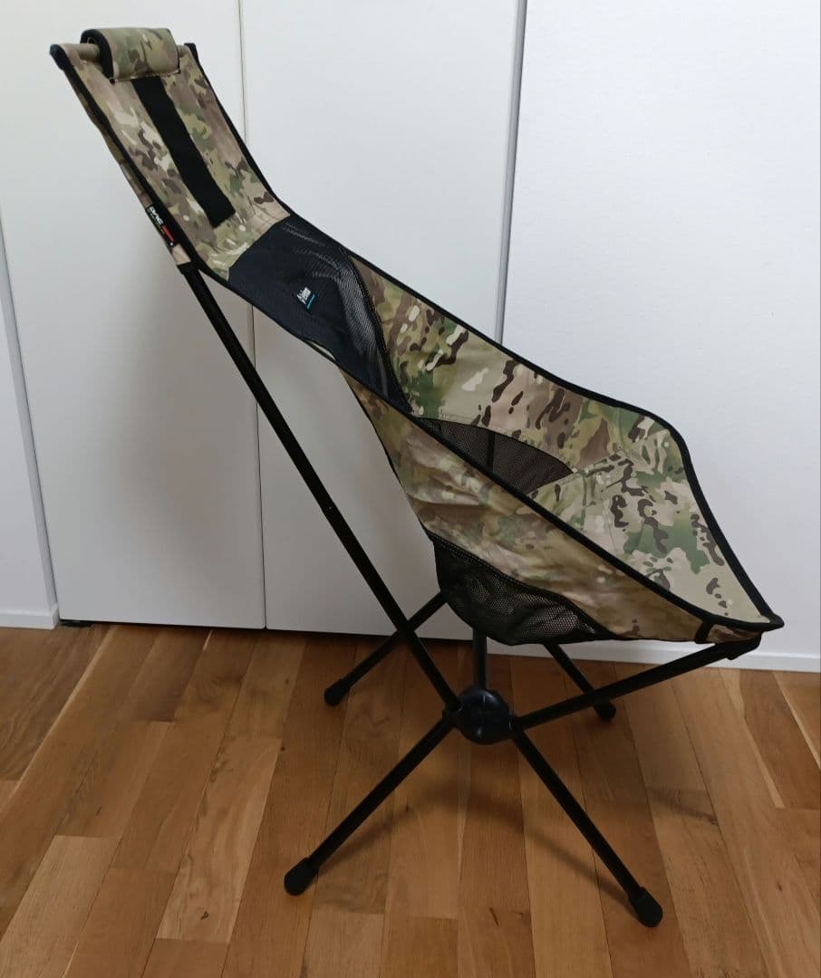 ヘリノックス　サンセットチェア　廃盤マルチカモ