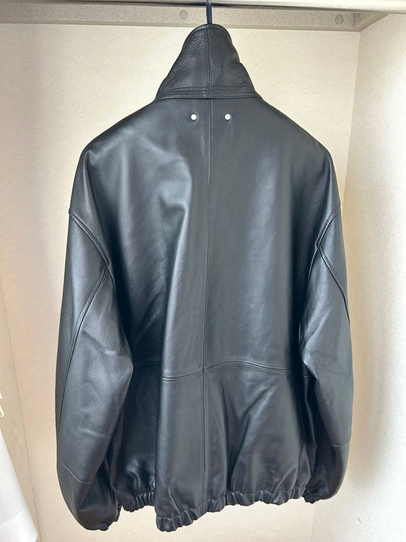 sssteinシュタイン/LEATHER FLIGHT JACKET/BLACK