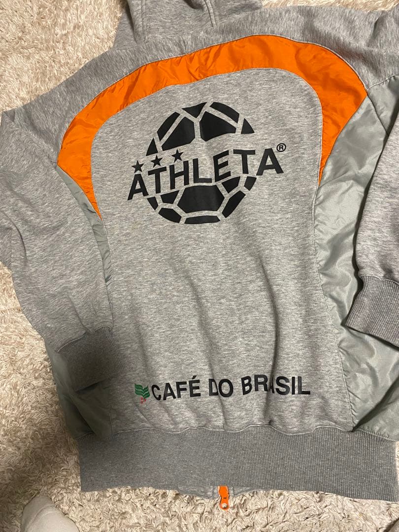 ATHLETA アスレタ　セットアップ フードロゴ パーカー スウェットパンツ