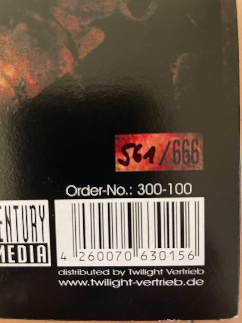 未使用 2006年 666枚限定 KRISIUN assassination