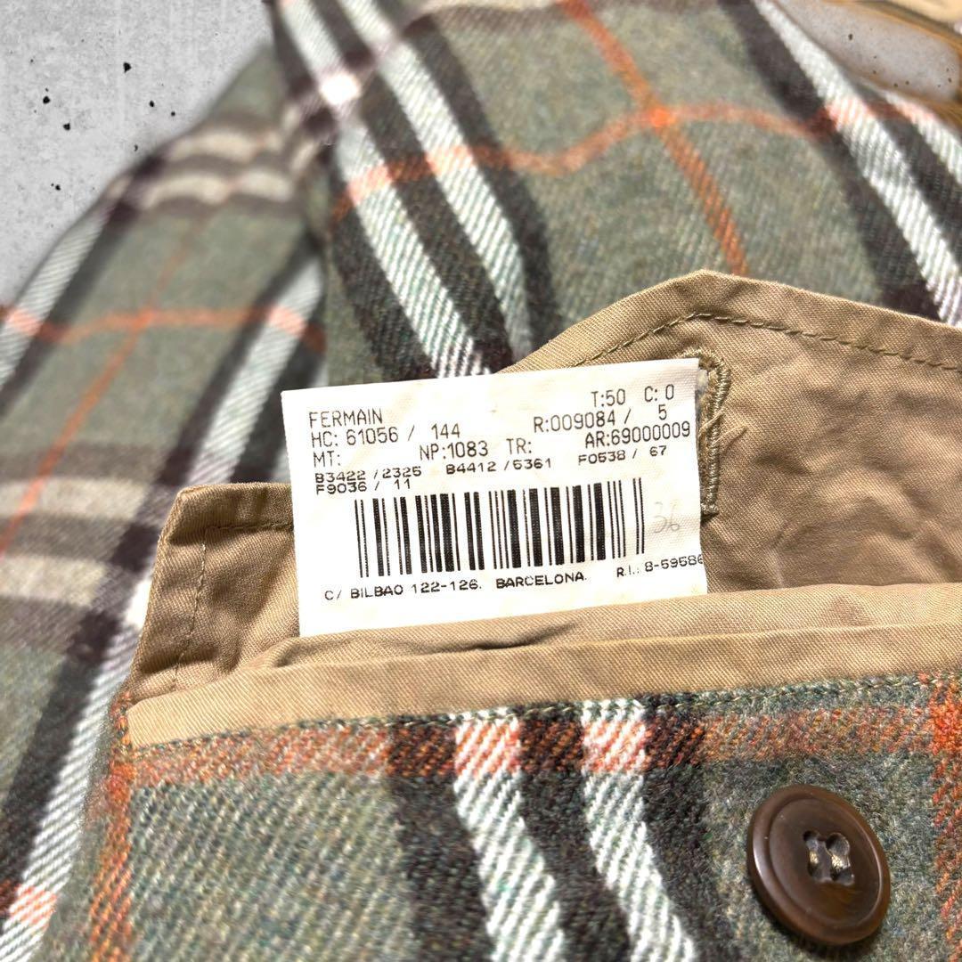 A*9様 80sスペイン製Burberrysハンティングジャケットノバチェックベ