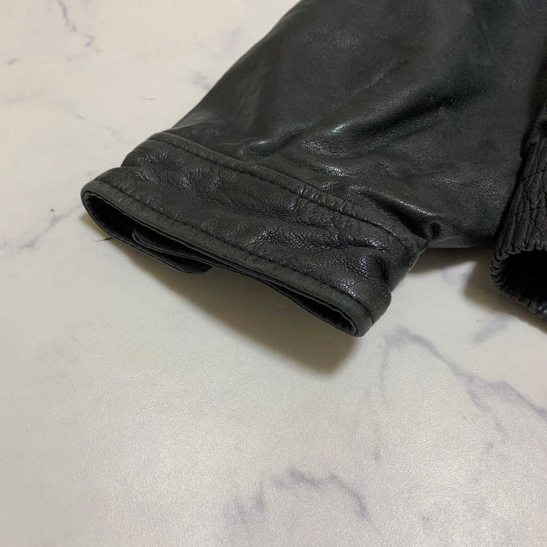 DAF　ヴィンテージ　ムートンライナー付き　ラムレザー　ジャケット　Lサイズ