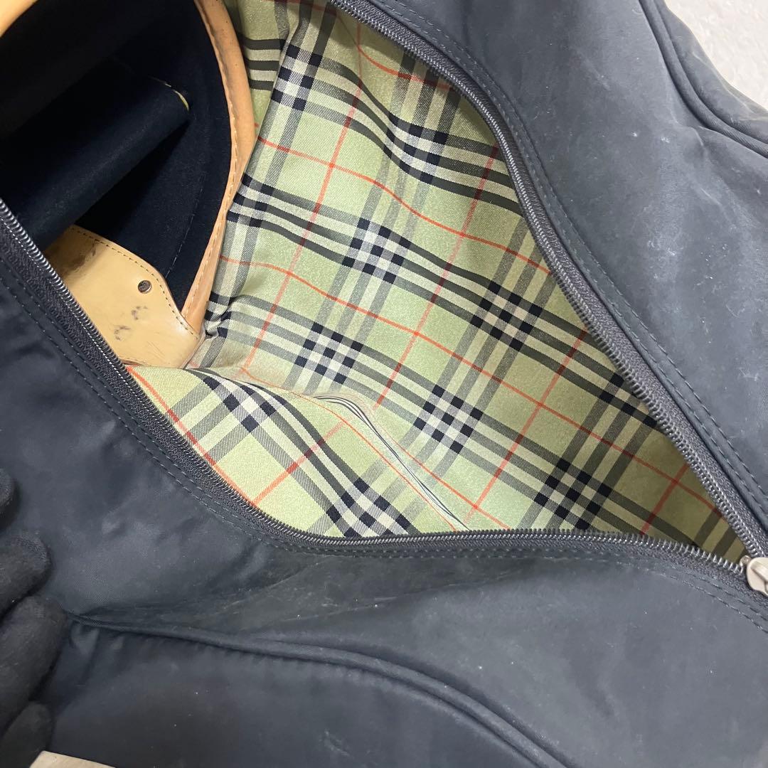 バーバリーゴルフ✨ノバチェック ゴルフバッグ キャディバッグ 黒