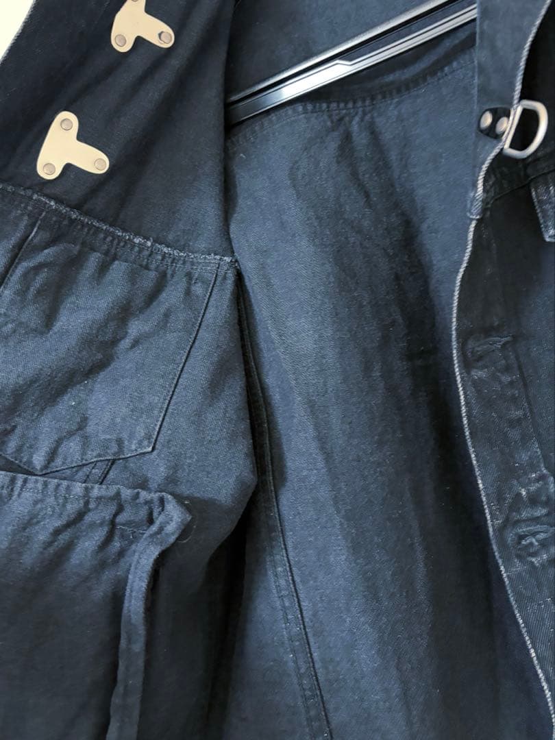 サリバン 22AW WASHED DENIM FIREMAN JACKET 46