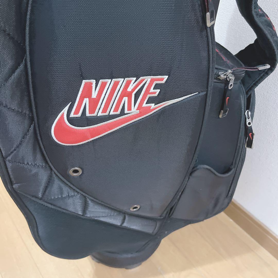 K317 訳あり NIKE ナイキ キャディバッグ　ブラック