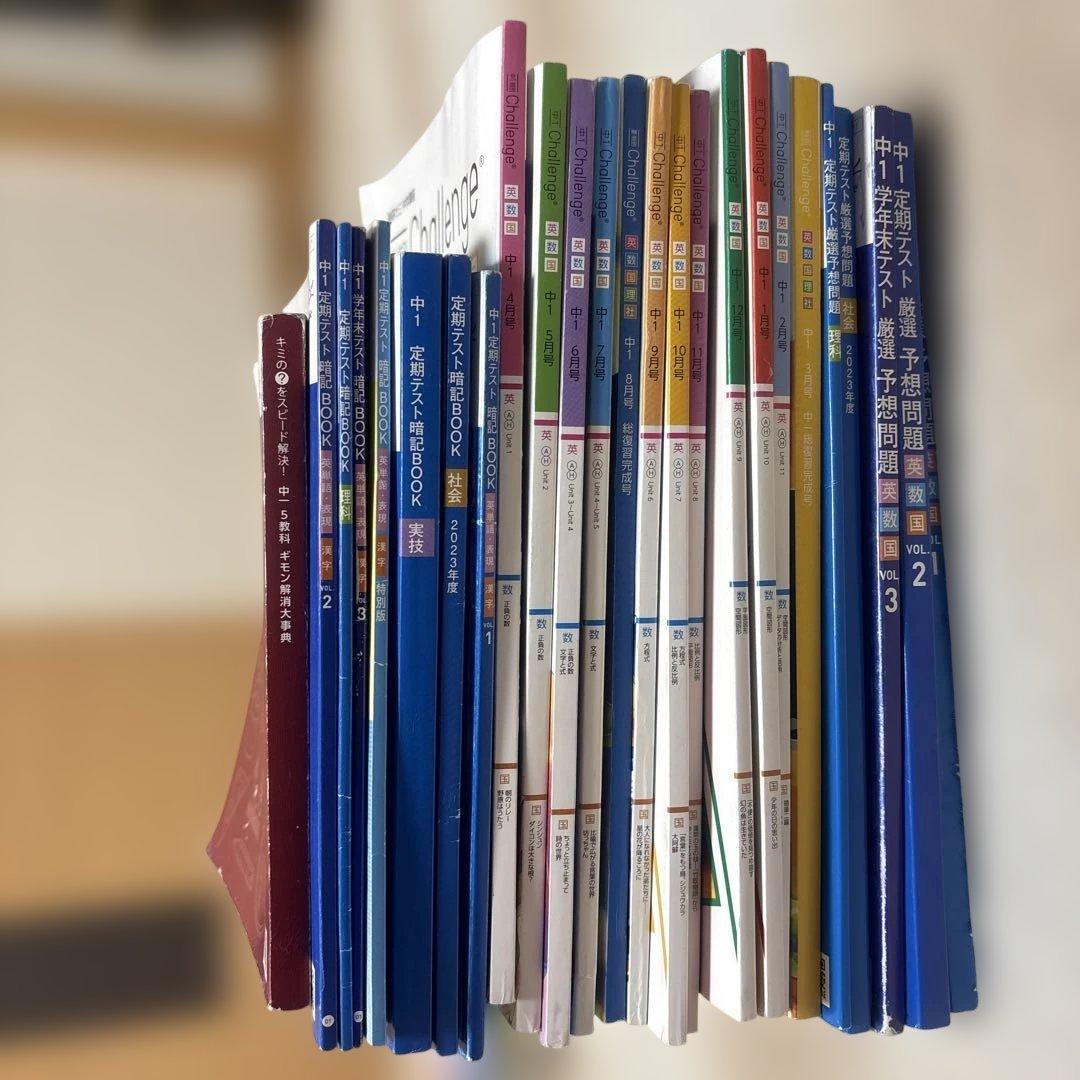 進研ゼミ　中学講座　中学1年　2023年度　1年分